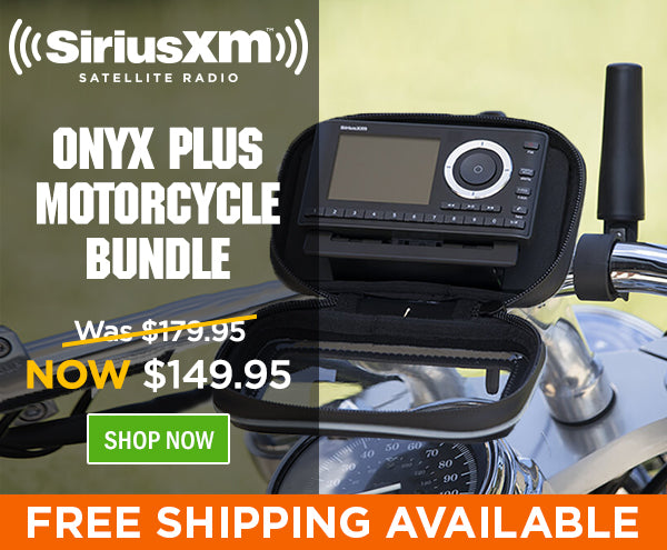 SiriusXM™ Radio onyX Plus Motorcycle Bundle