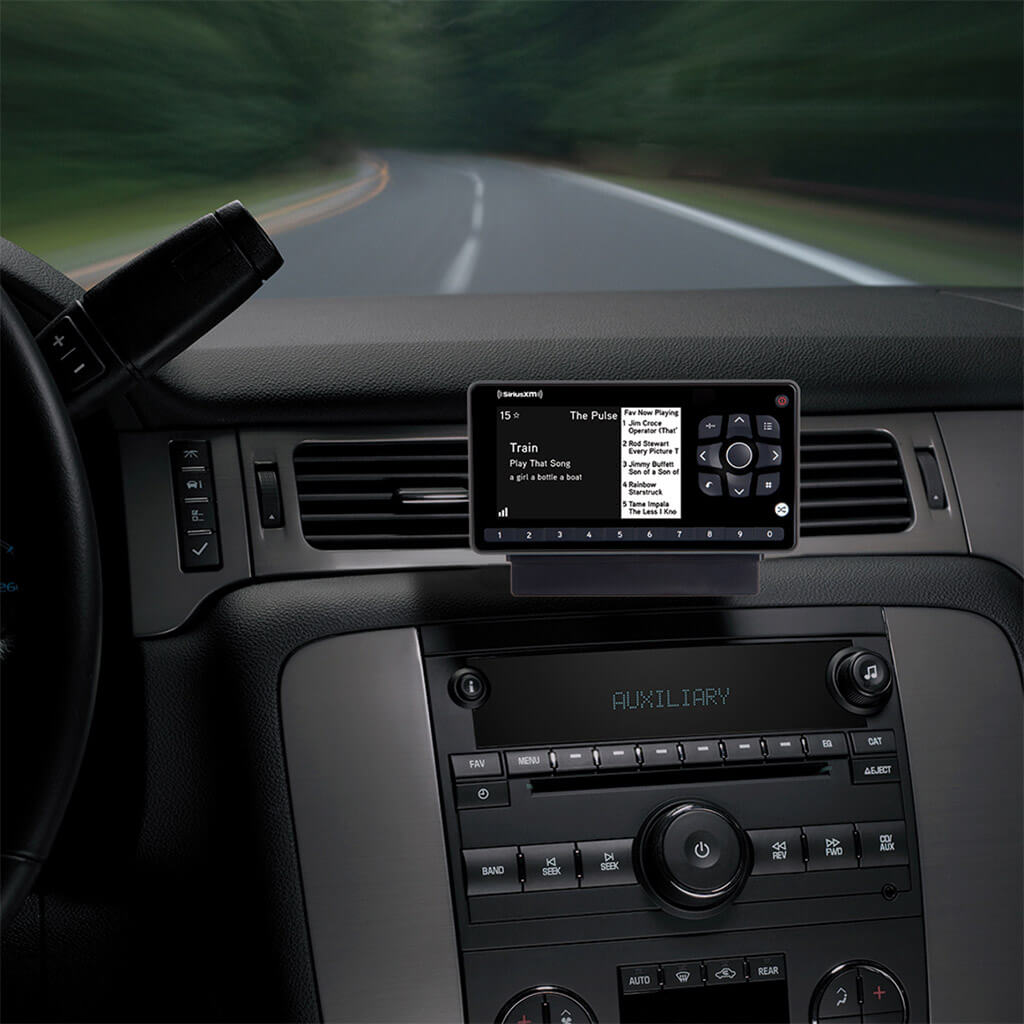 OnyX EZR Installed on a car dash