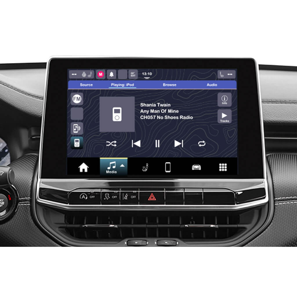 Dodge, Jeep, Chrysler Fiat SiriusXM display