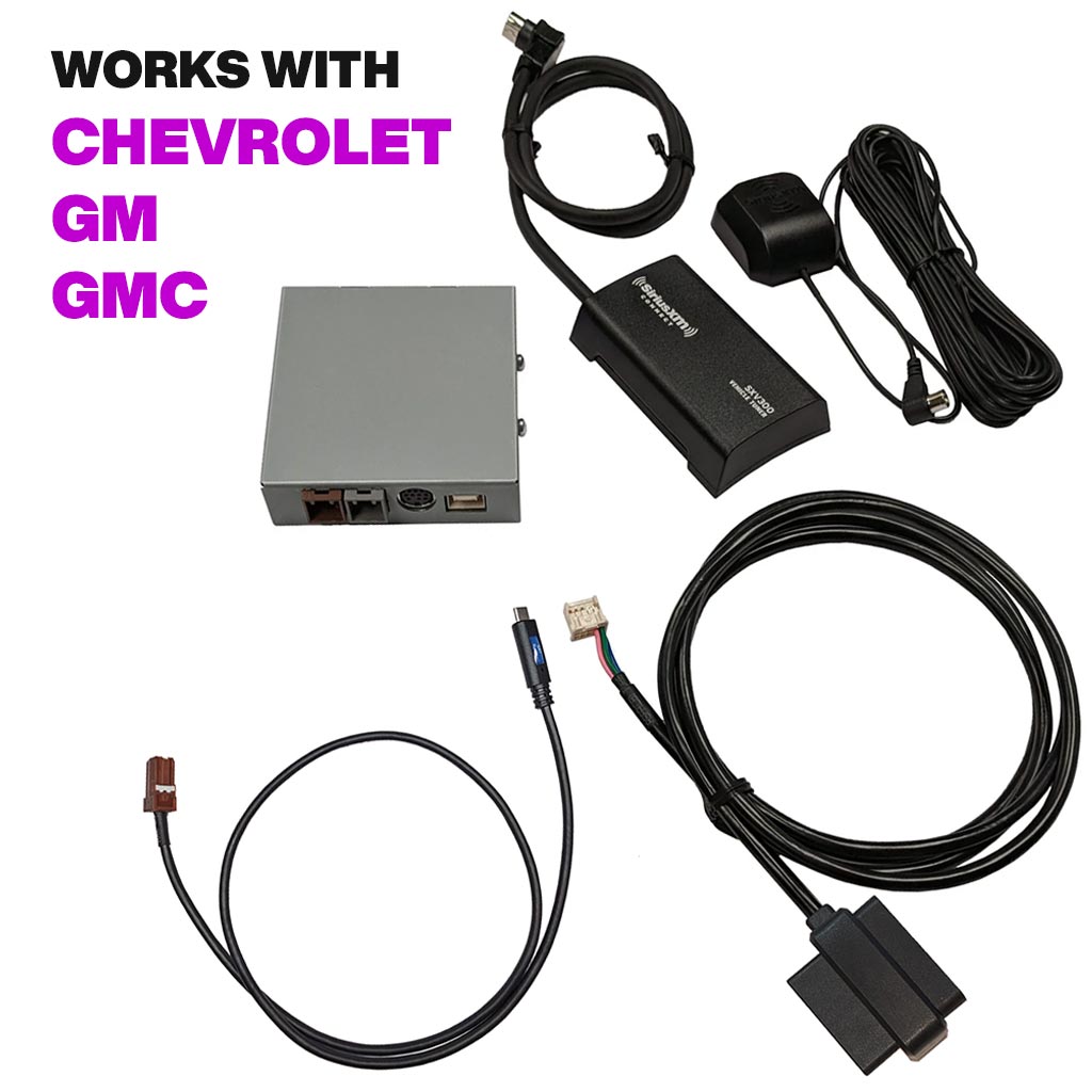 GM GMC Chevy Chevrolet SiriusXM Radio Factory Stereo Adapter with SXV300 tuner