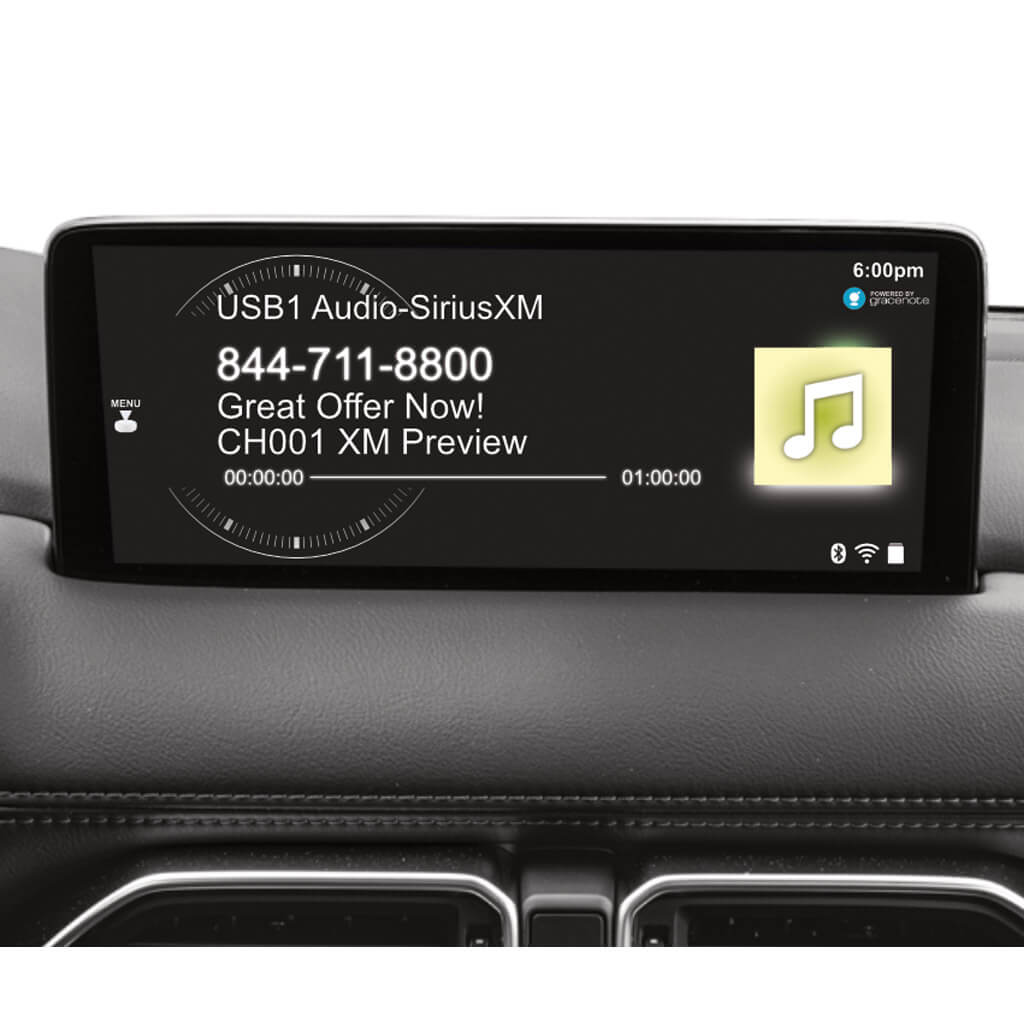 Mazda SiriusXM Satellite Radio OEM Factory Stereo Add-on Tuner Kit