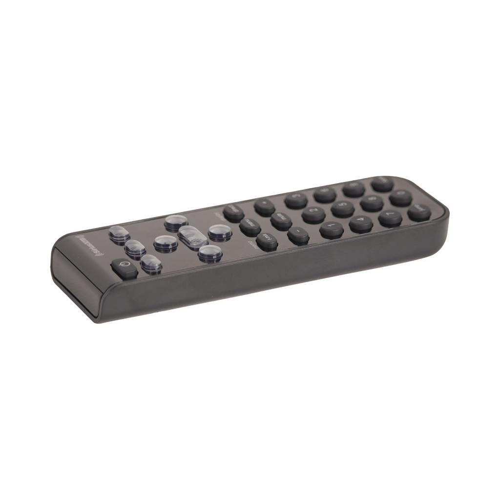 side view of SXDPR1 SXSD2 boombox remote