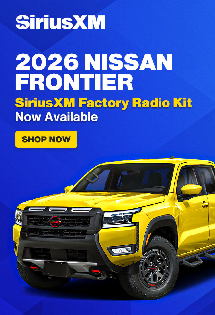 Sirius XM Radio Factory Stereo Kit for 2026 Nissan Frontier