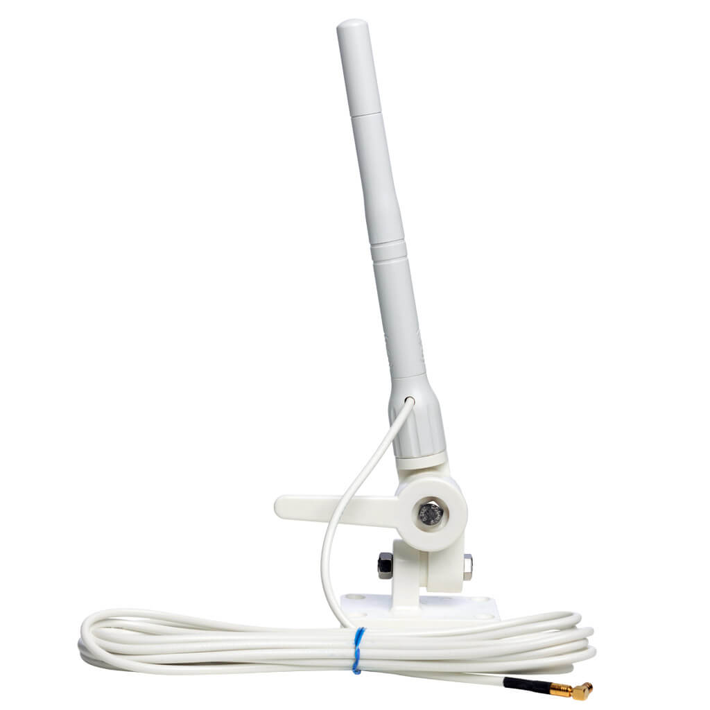 Tilt the satellite radio marine antenna to get optimal signal