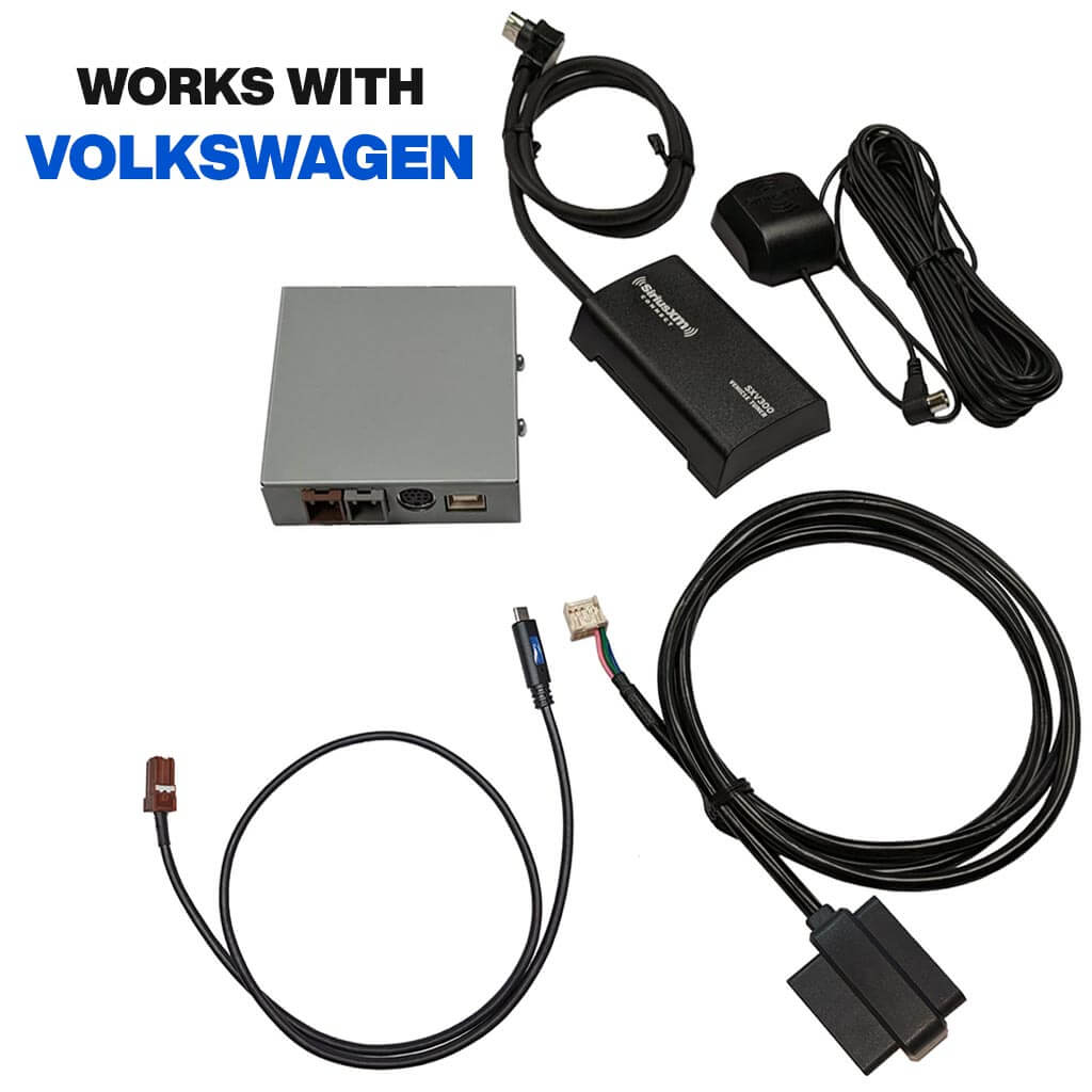 With the translator and SiriusXM SXV300 tuner you get a clean installation which allows you to use factory controls in a Volkswagen Factory OEM radio