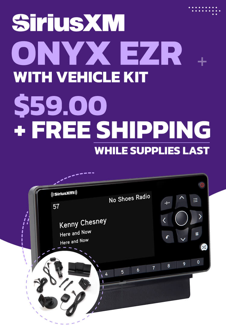 SiriusXM Radio OnyX EZR with Vehicle Kit