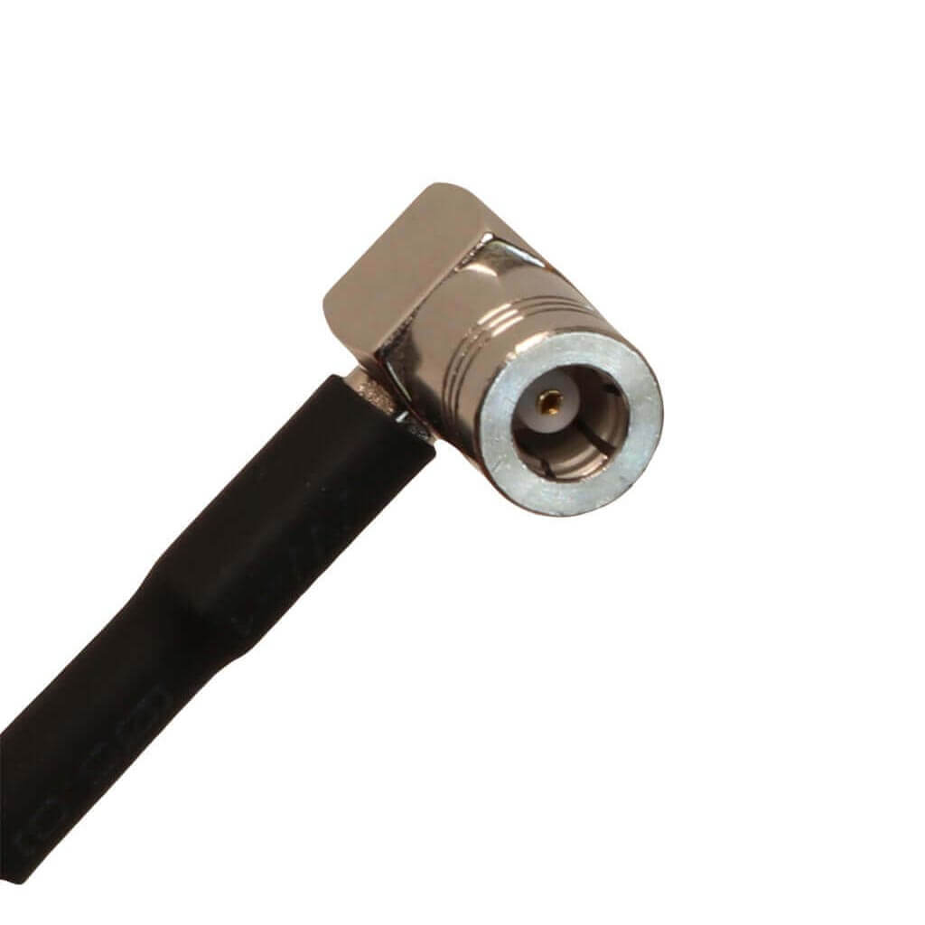 Right angle SMB connector to connect to any portable SiriusXM Radio receiver