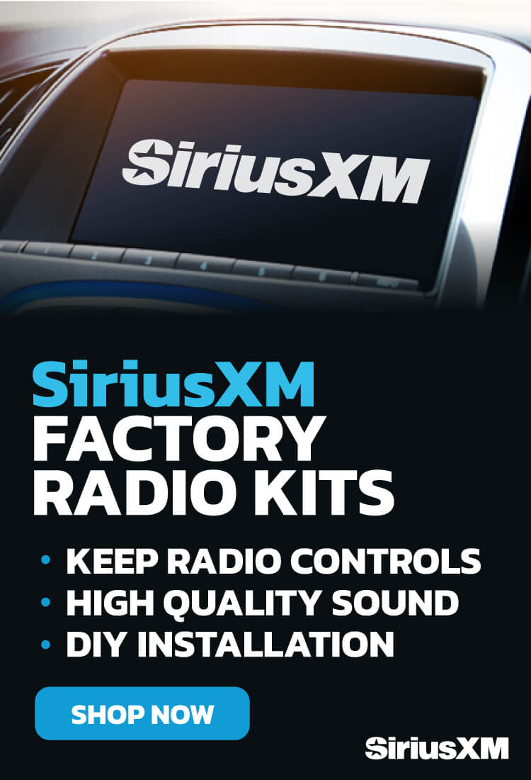 Satellite Radio factory add on kits for OEM stereos