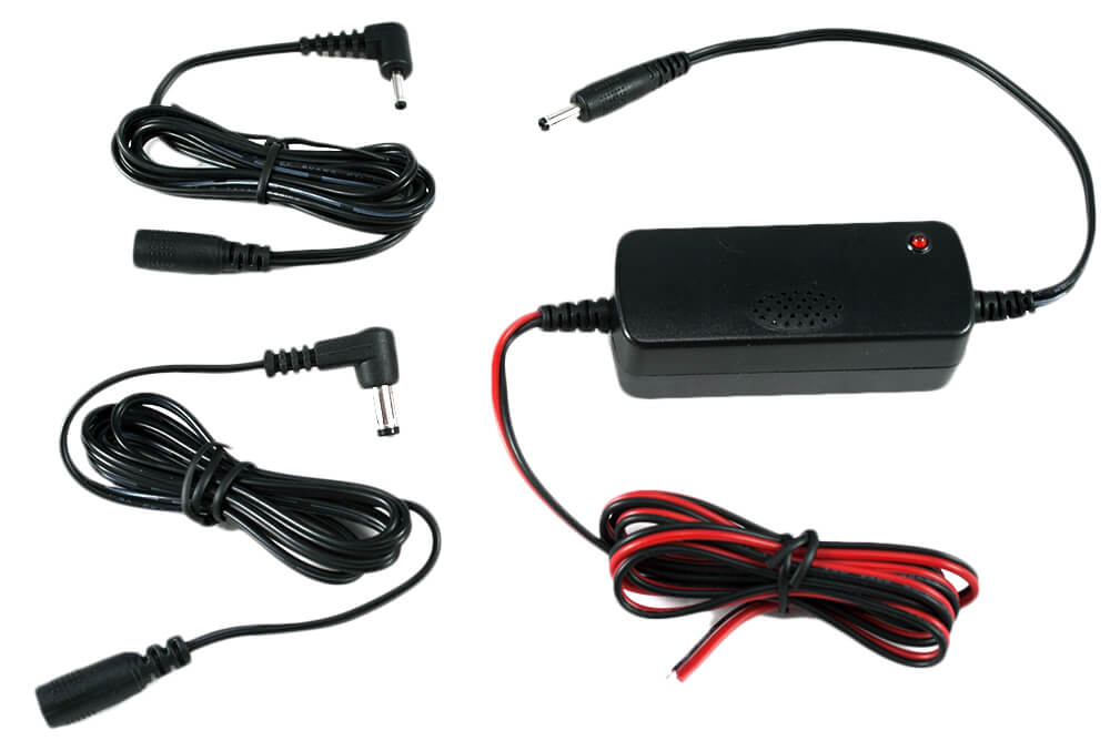 5 volt Hardwired Power Adapter. This adapter allows you to connect to direct power on your motorcycle.