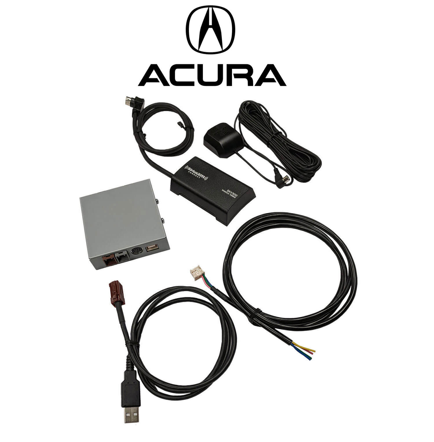Acura OEM adapter allows you to listen to SiriusXM Radio with factory controls