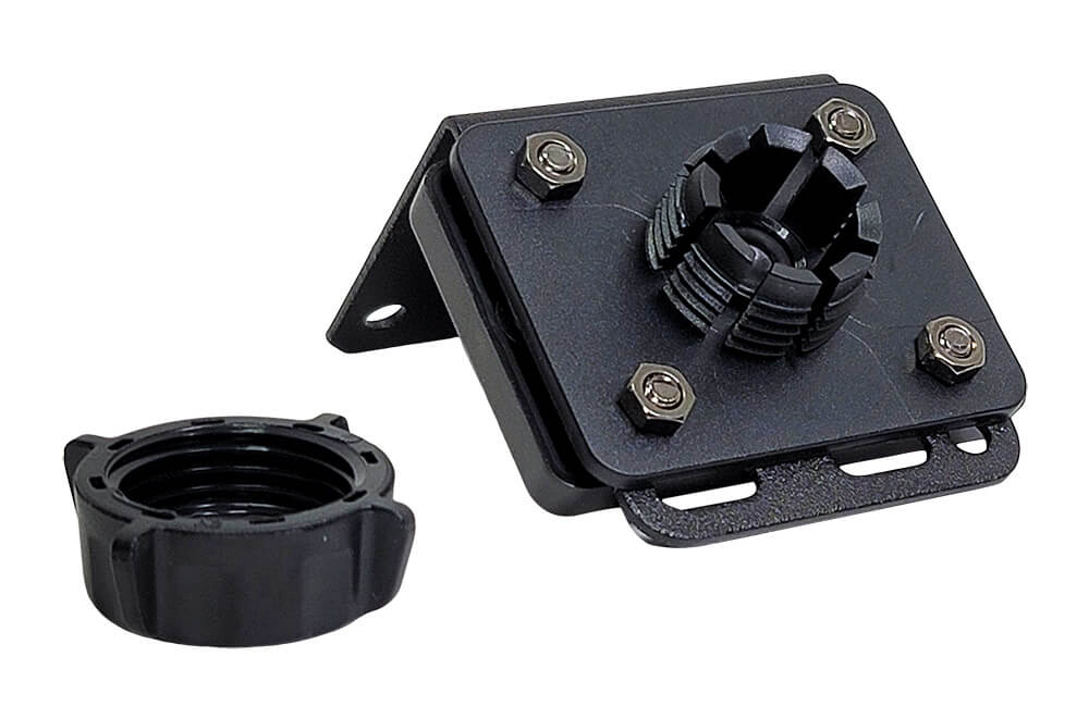 Female socket attached to the L Bracket