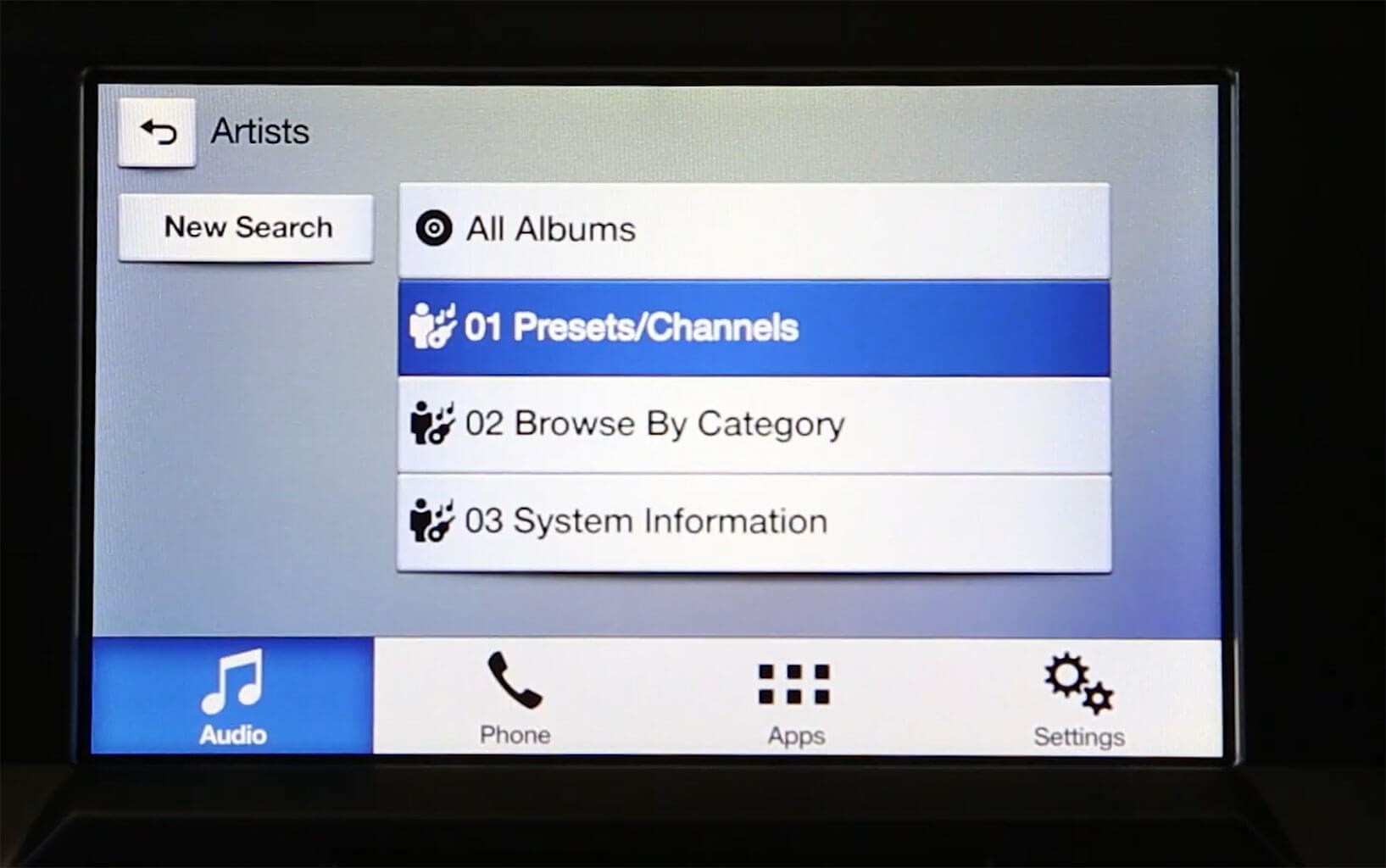 Create Presets, Browse by Category and See full system information