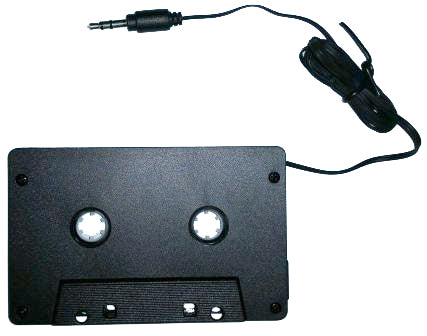Sirius and XM Radio Vehicle Audio Cassette Tape Adapter