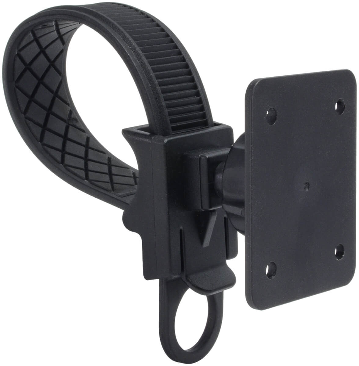 SiriusXM Radio receiver attached to the strap mount