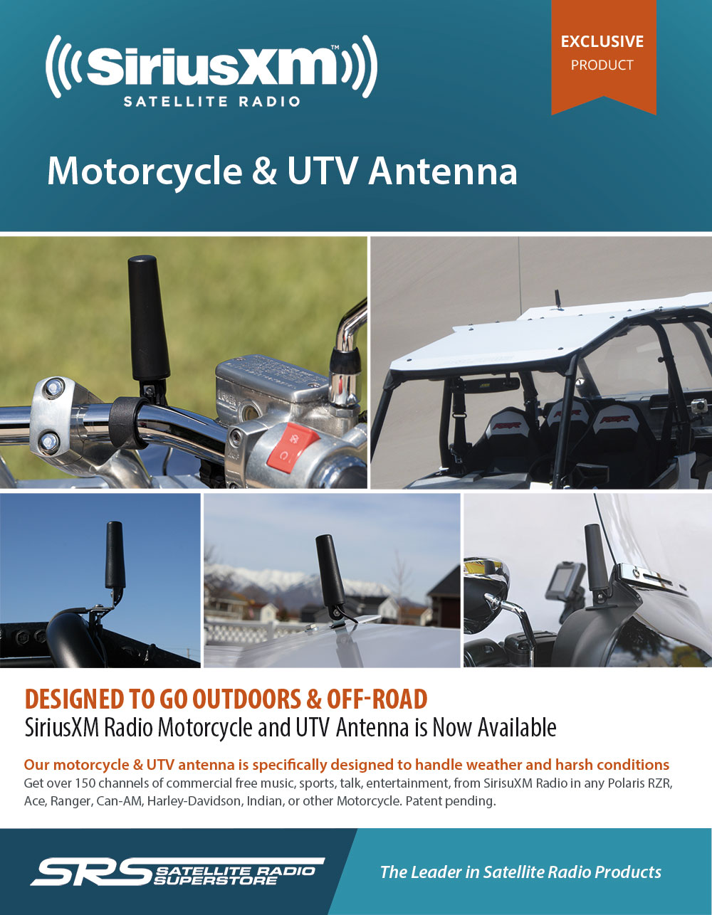 Satellite Radio Off Road Antenna Info Sheet