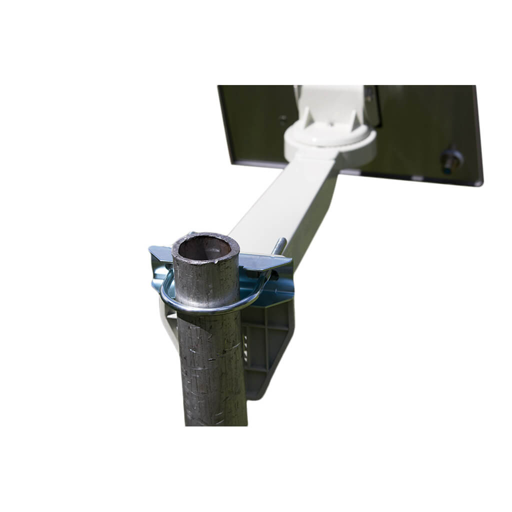 ubolt mounting solution for a pole