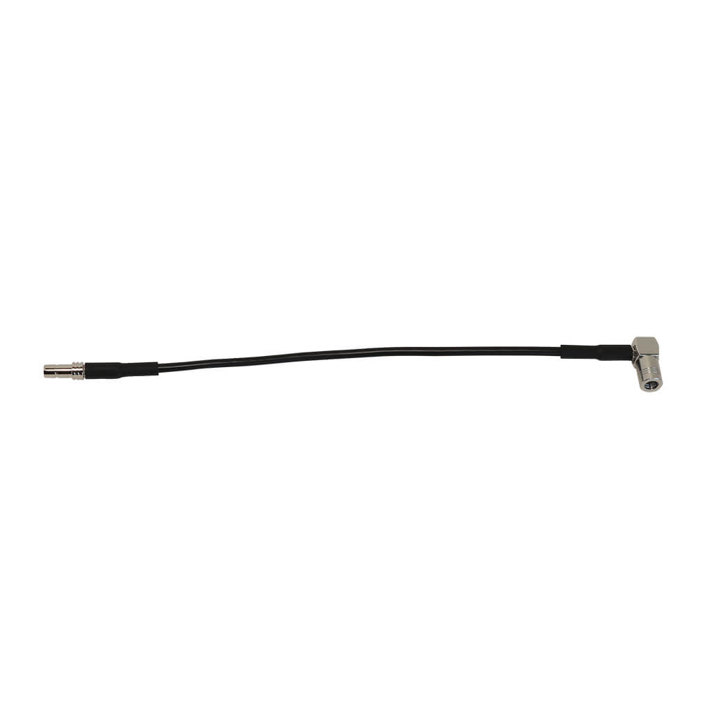 Right angle SMB plug