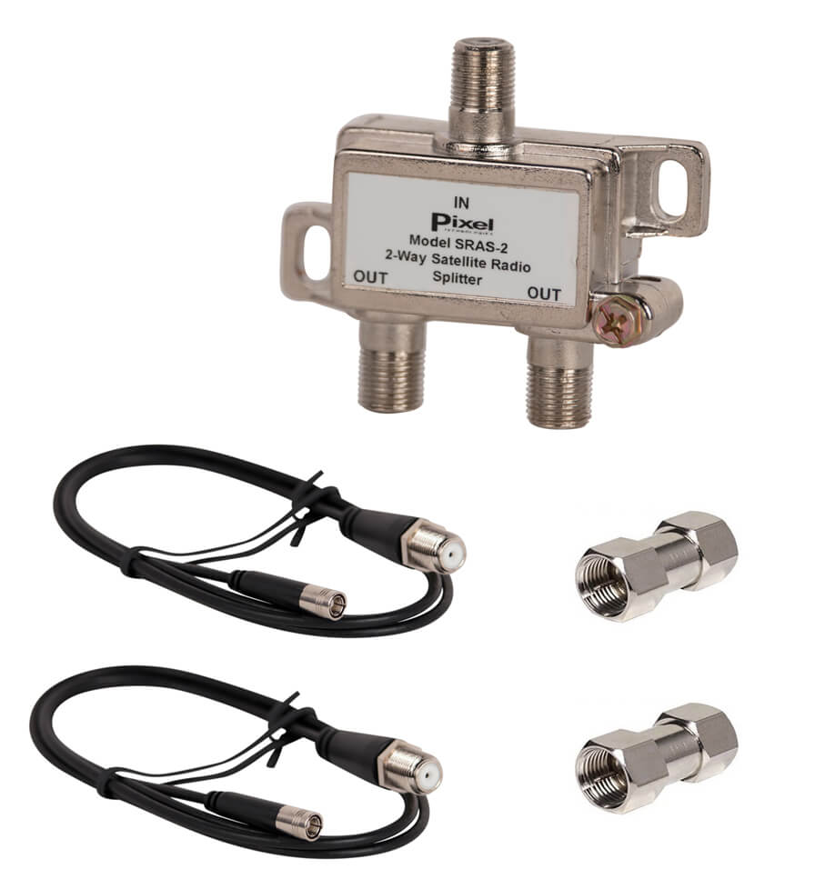 Split Sirius or XM Radio signal from one antenna to 2 different receivers