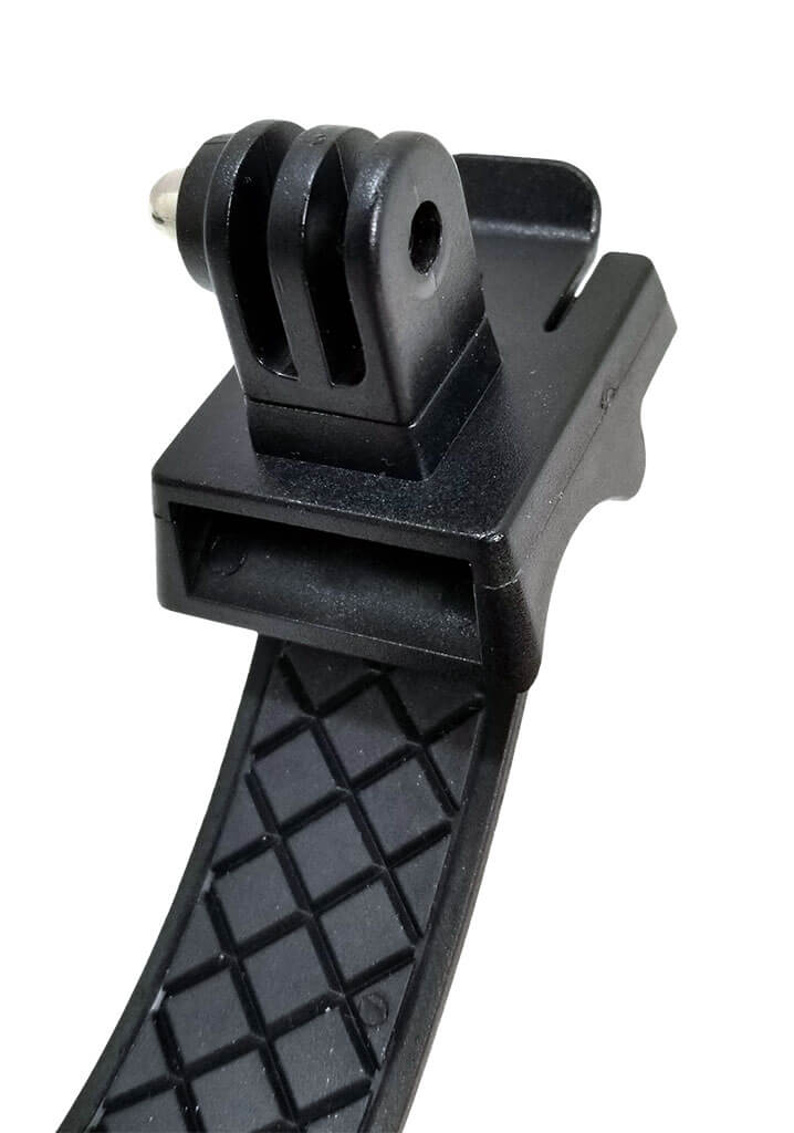 GoPro mounting base allows for 180 degree pivoting of the antenna