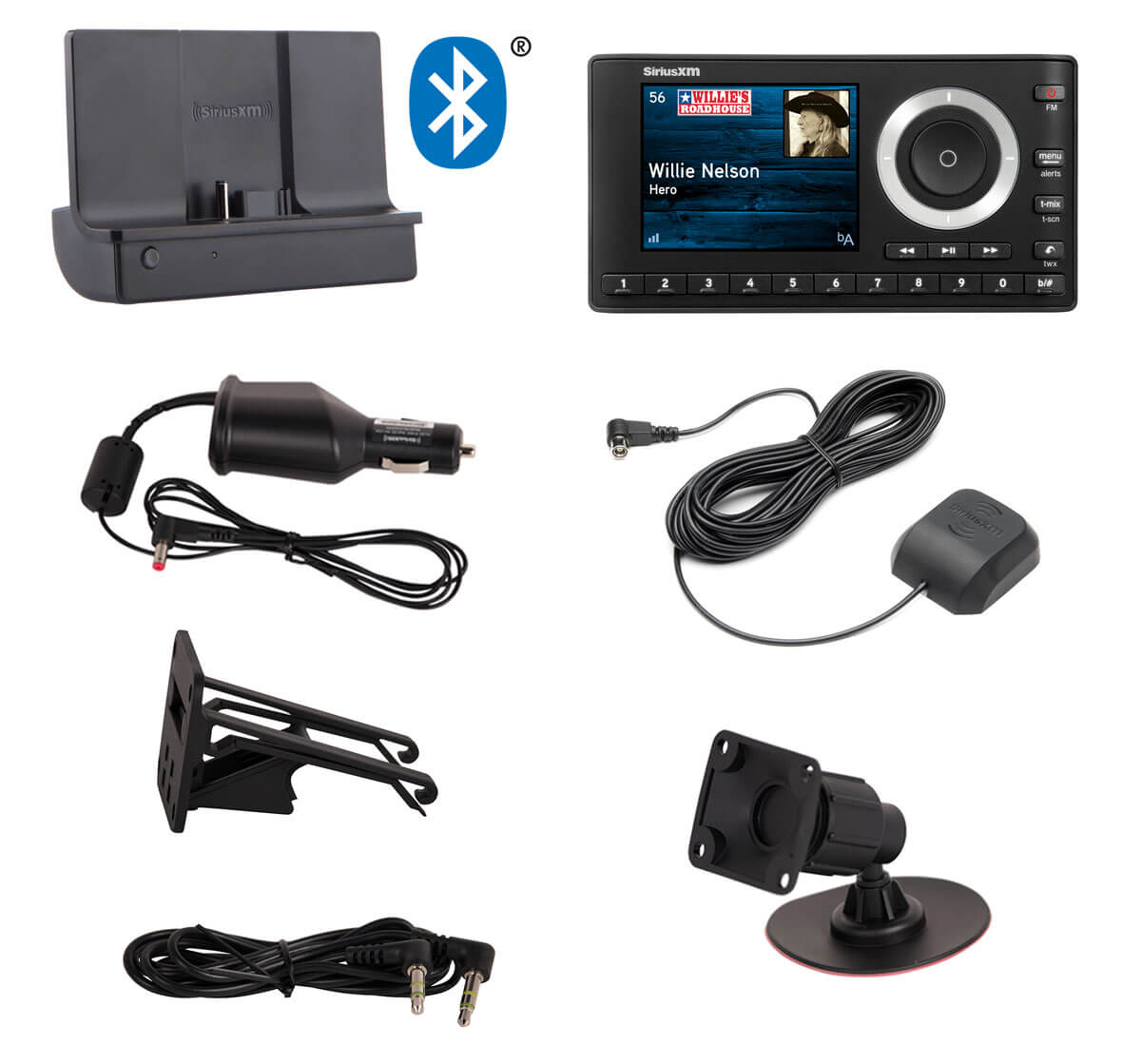 SiriusXM Satellite Radio onyX PLUS Receiver with Bluetooth Dock and Vehicle Kit