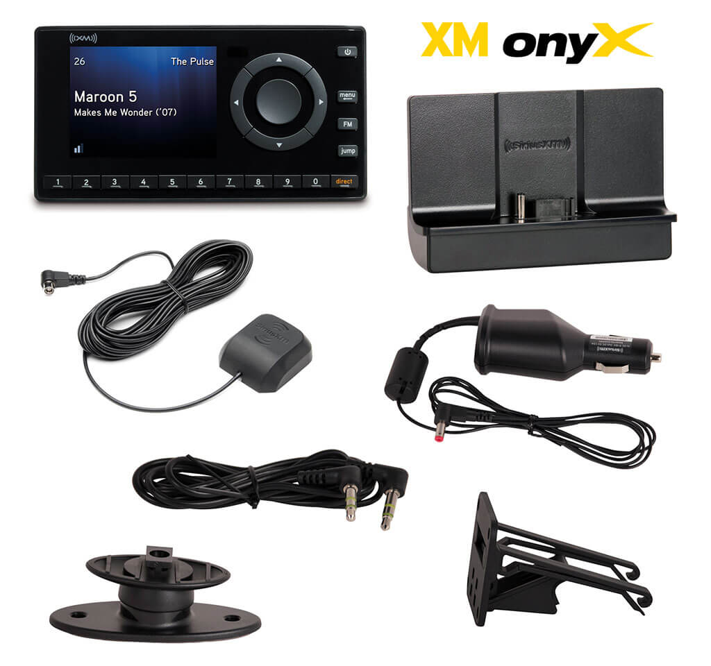 XDNX1V1 OnyX XM Radio Portable Dock and Play Receiver