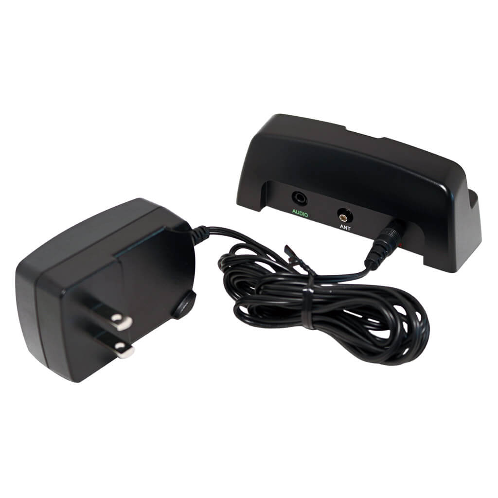 AC Power Charger connected to  back of Home Docking Cradle