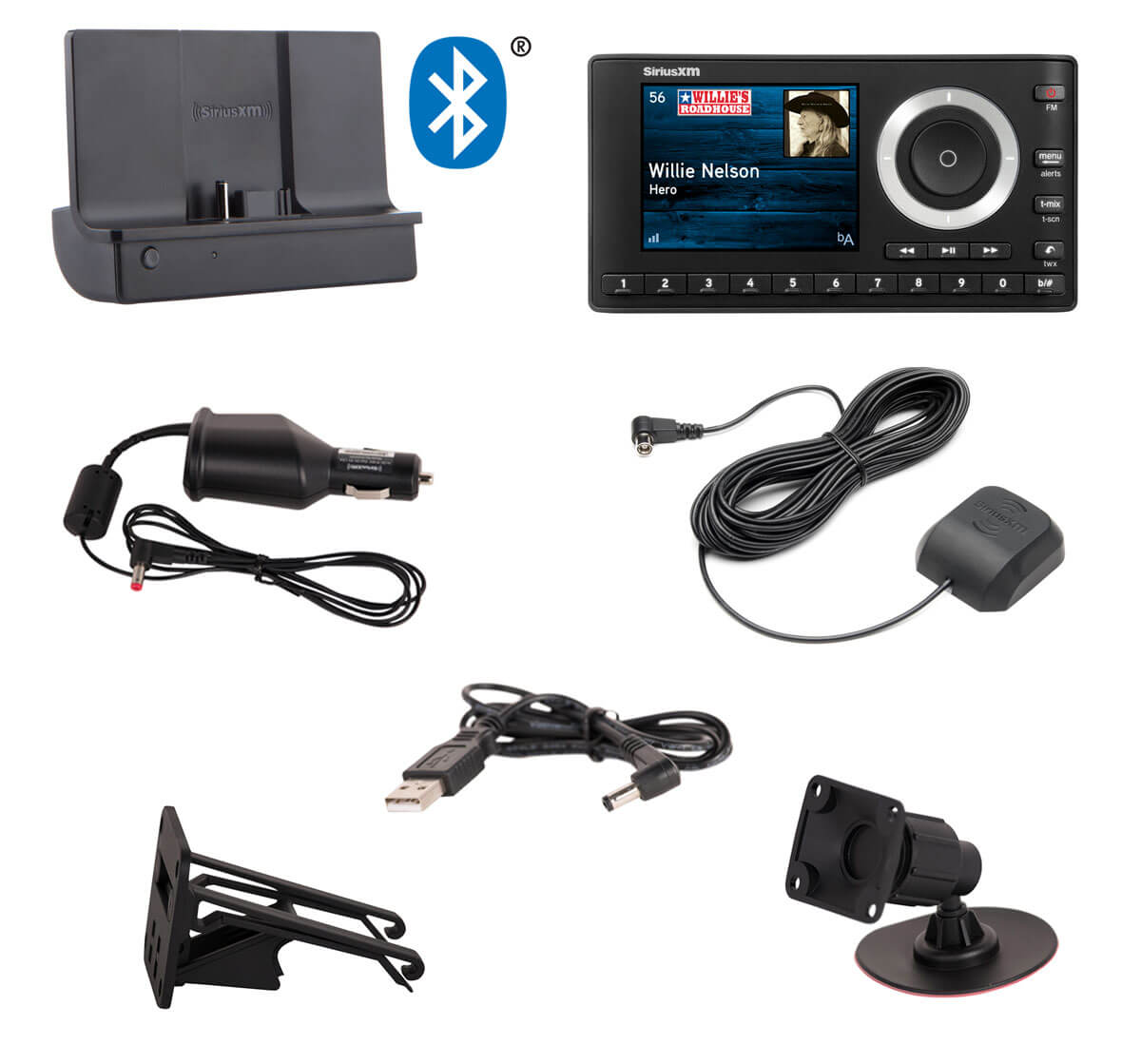 SiriusXM Radio Car Kit with Bluetooth Dock