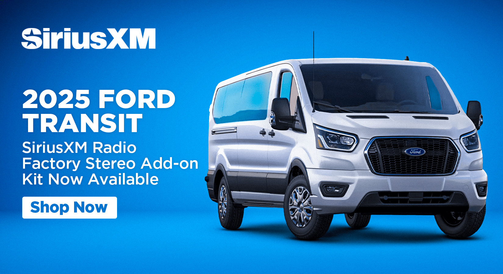 2025 Ford Transit SiriusXM Factory Stereo Add on Kit