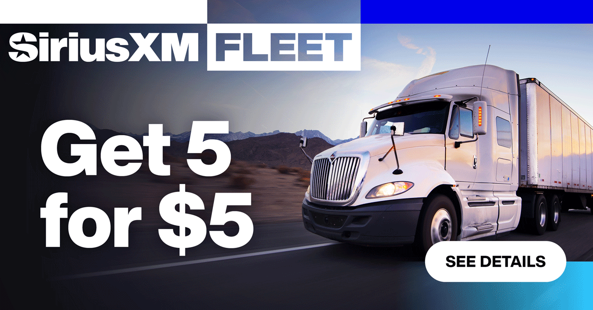 SiriusXM Fleet: A Smarter Way to Keep Your Trucking Company Rolling