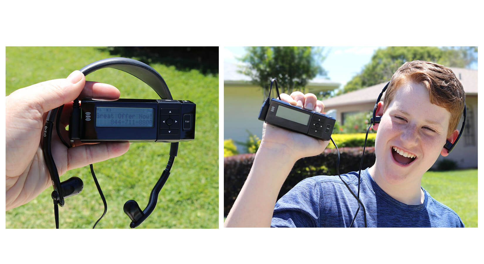 SiriusXM™ Portable Receiver with Antenna Headphones