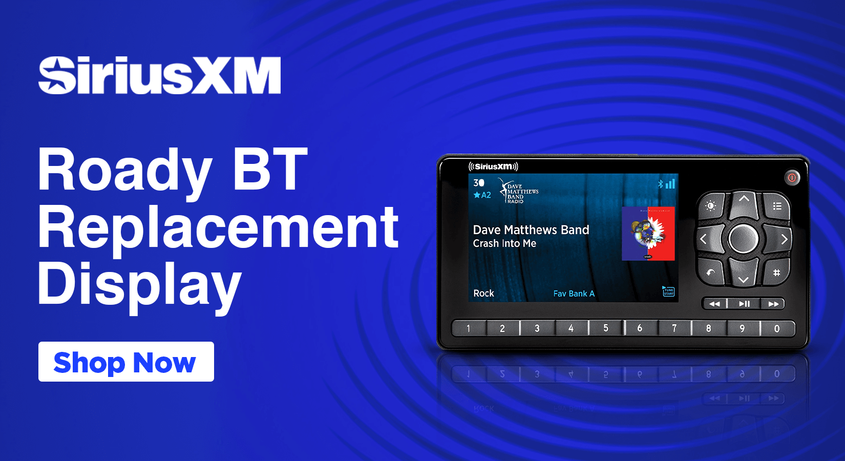 SiriusXM Roady BT Replacement Display Now Available