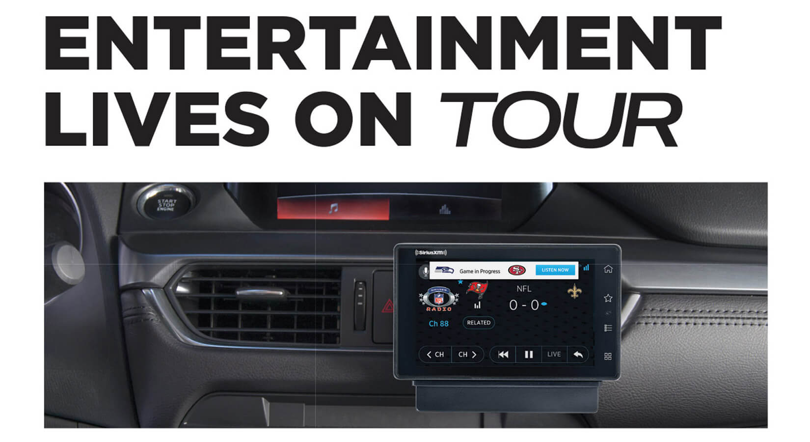 SiriusXM Tour with 360L and Pandora