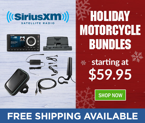 SiriusXM™ Motorcycle Holiday Bundles Are Here!