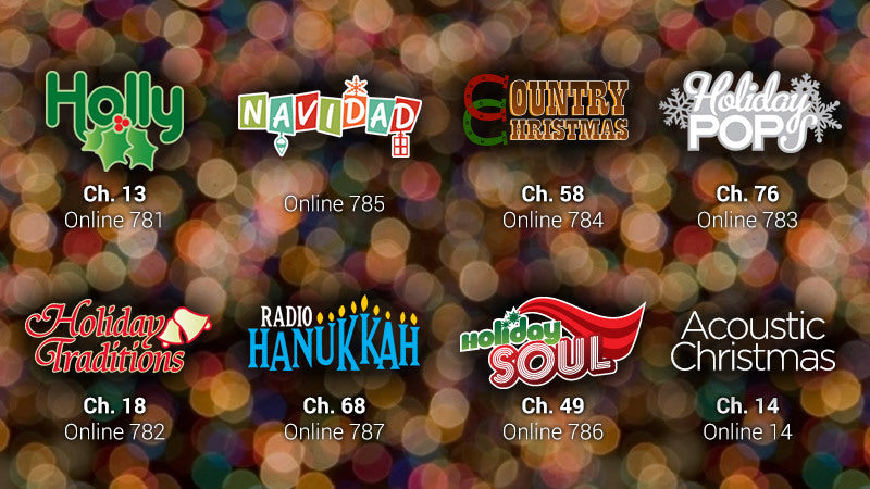 SiriusXM Holiday 2015 Channels Are Now Live!