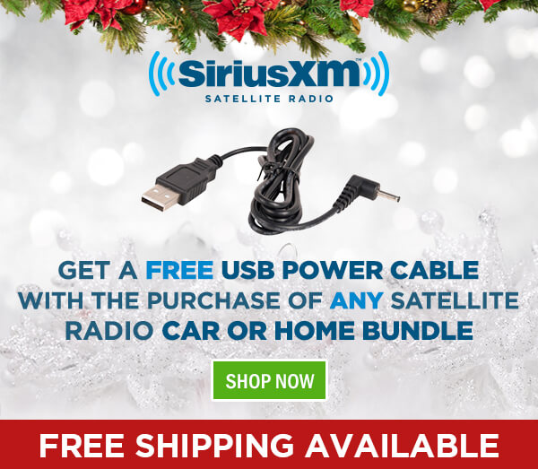 Get a Free USB Power Cable With Purchase of Receiver Car or Home Bundle