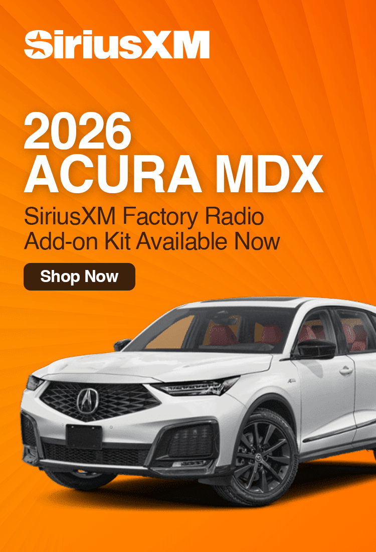 SiriusXM for 2026 Acura MDX