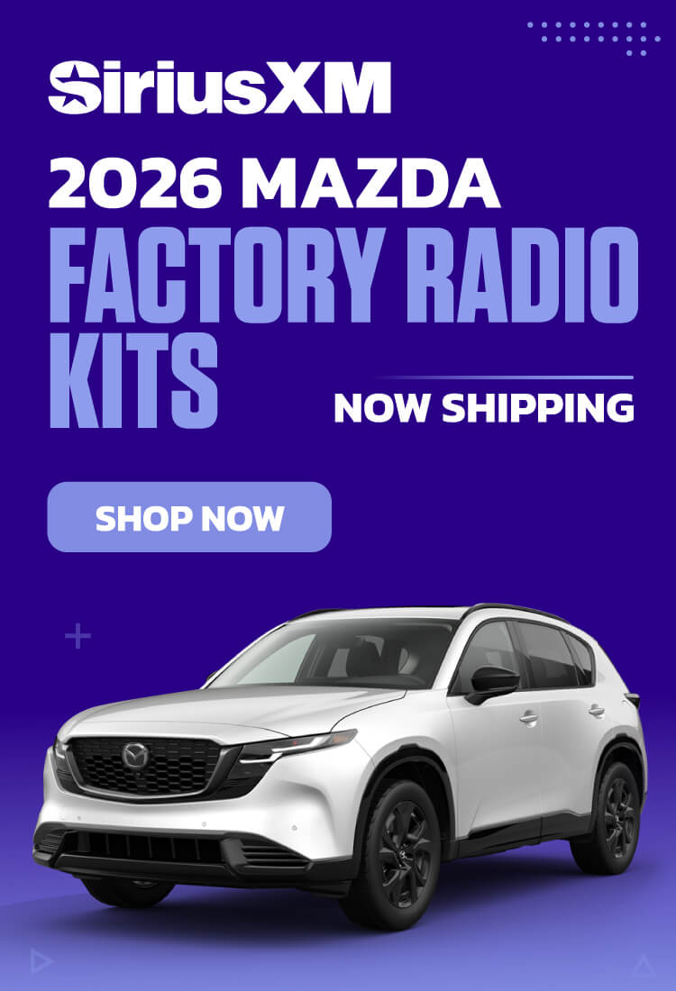 2026 Mazda Sirius XM Satellite Radio Factory Stereo Add on Kit