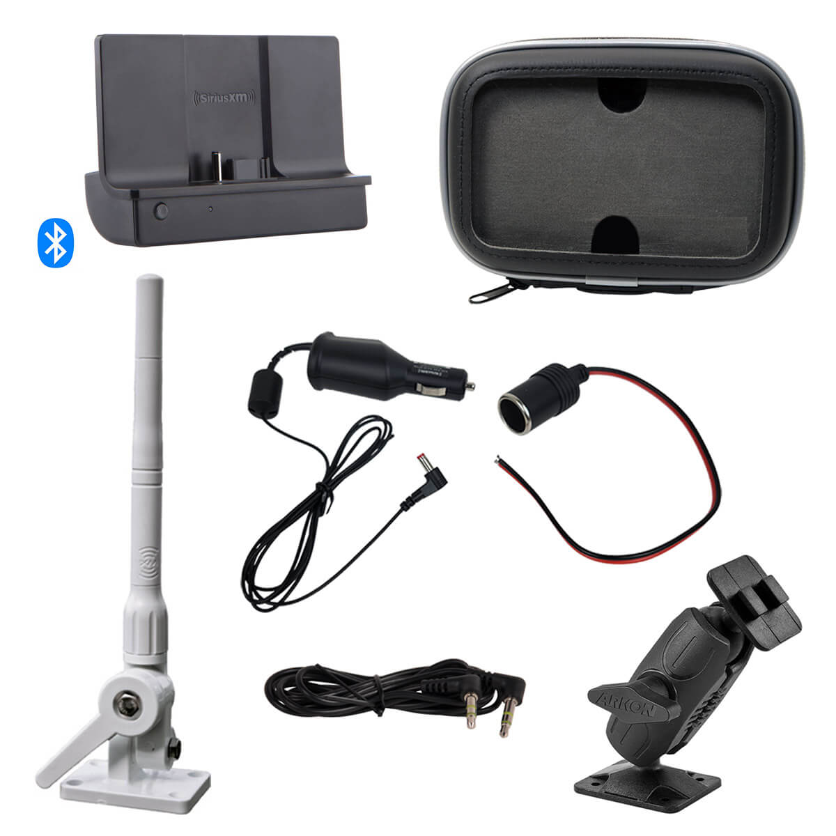 Bluetooth SiriusXM Dock and Play Radio Marine Installation Kit