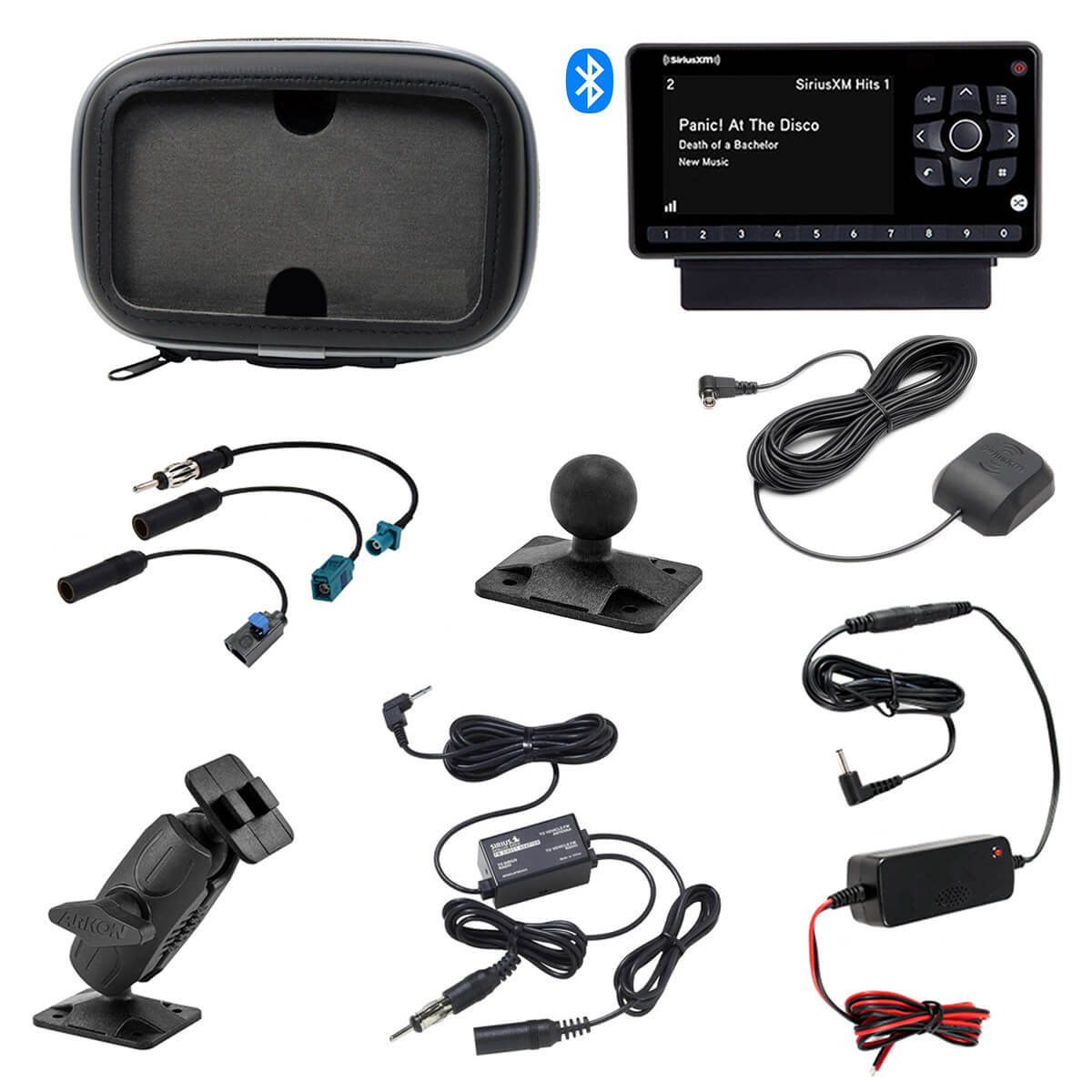 SiriusXM Satellite Radio Bluetooth UTV Installation Kit with OnyX EZR Receiver