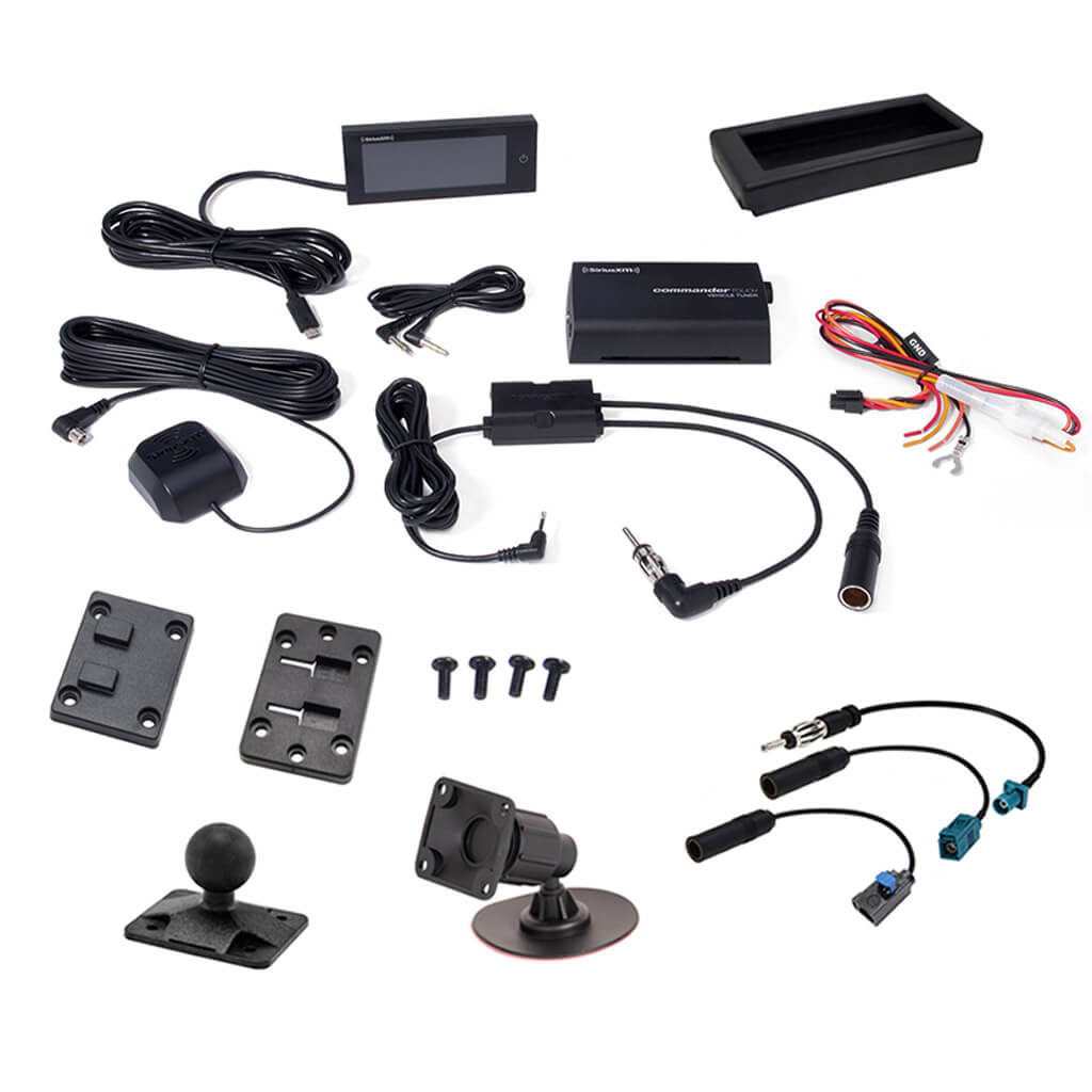 What's included in the SXMCMTU64 Commander Touch UTV Kit