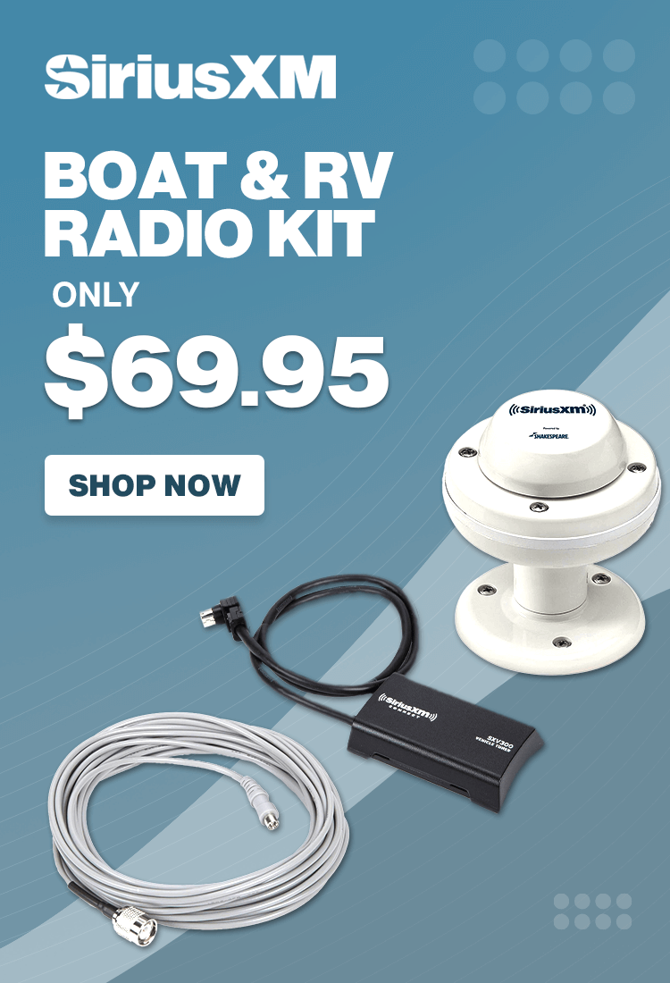 SXV300M1 SiriusXM Satellite Radio Boat RV Tuner and Antenna Kit