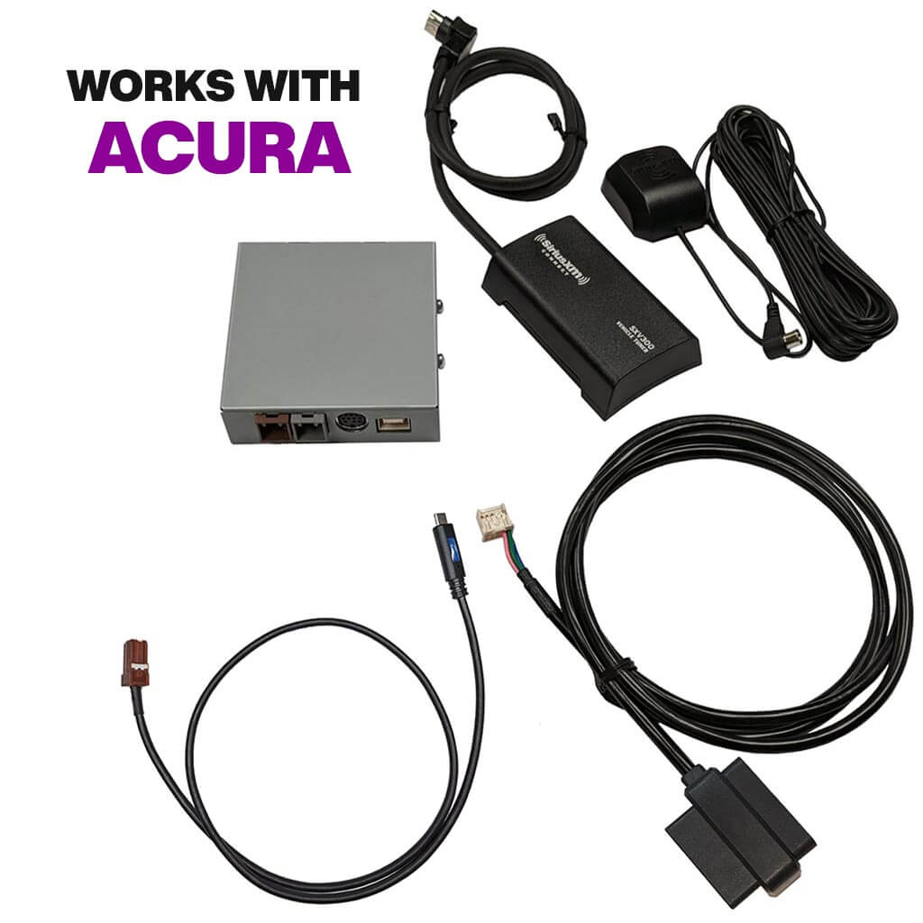 SiriusXM add-on kit works with Acura factory installed stereos