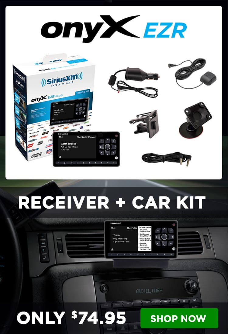 onyX EZR SiriusXM Satellite Radio Receiver with Car Kit