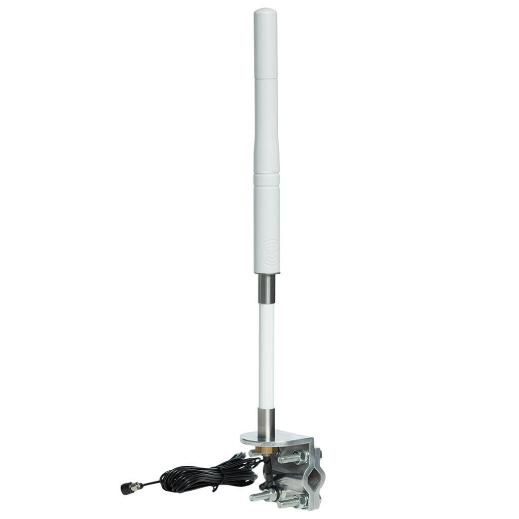 Satellite Radio Truck Antenna in White