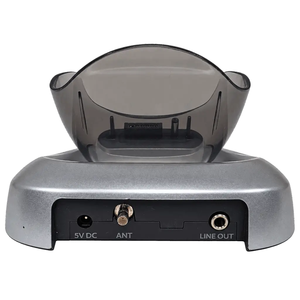back of delphi xm satellite radio myfi home docking cradle