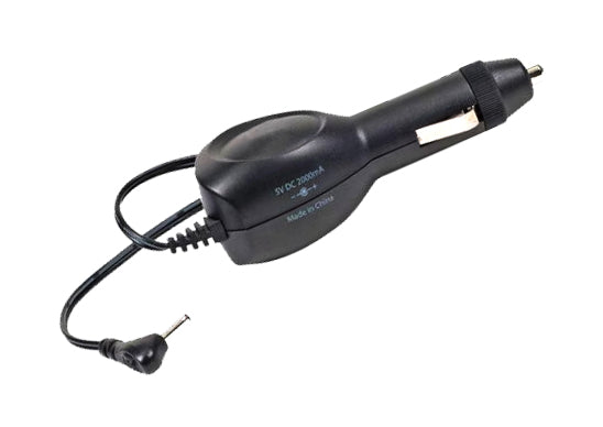5 Volt XM Radio vehicle power adapter that plugs into the cigarette lighter