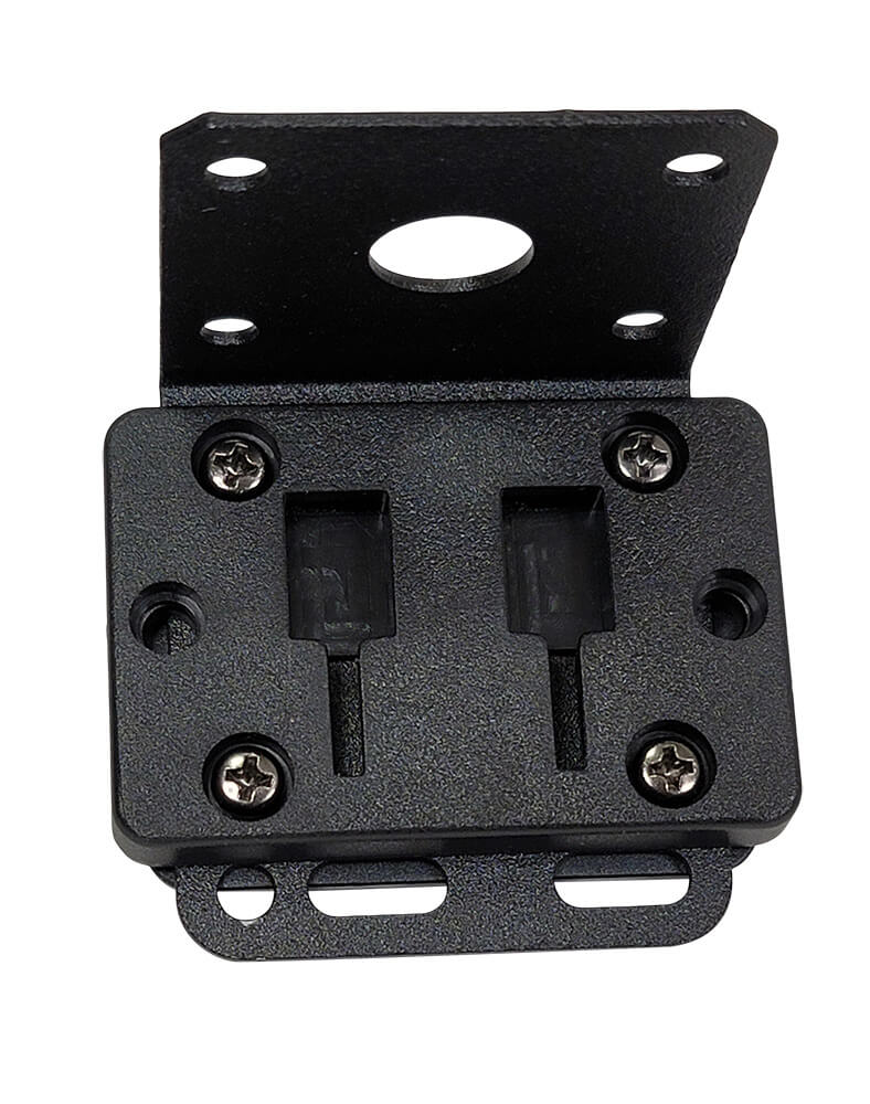 L Bracket with female T notch AMPS plate