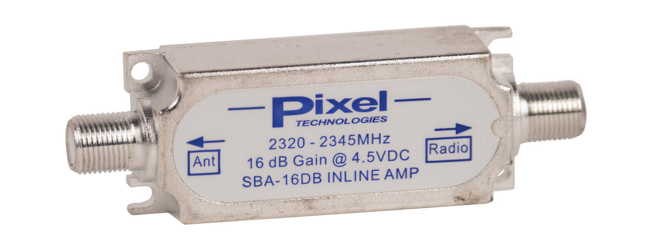 SBA-1 inline amplifier for satellite radio receivers