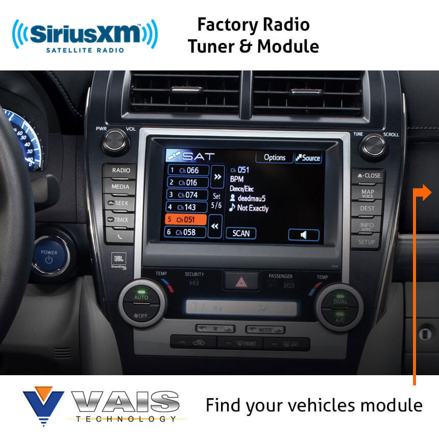 Lexus SiriusXM Radio Factory Stereo Adapter with SXV300 tuner