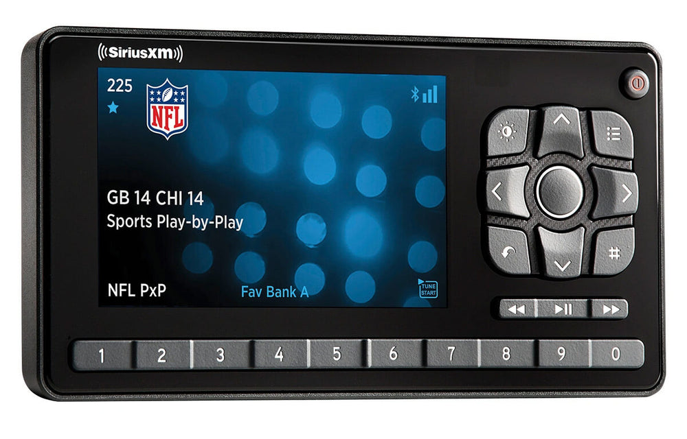 SiriusXM Roady BT Bluetooth Motorcycle Kit with 3 Mounting Options